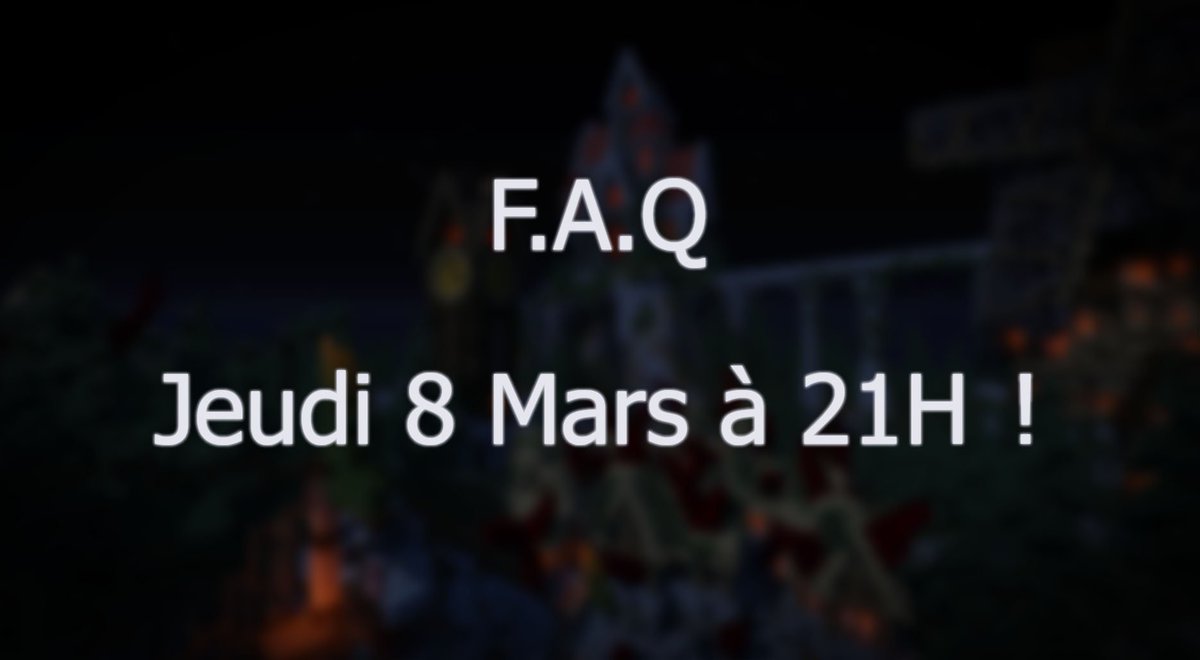EtheriaRPG's tweet photo. 📢 FAQ prévue sur notre Discord le 08/03 à 21h : https://t.co/uA2JKDO9Rg
🔔 Venez satisfaire votre curiosité, nous serons à l'écoute 😘 https://t.co/ghZAitmzOP
