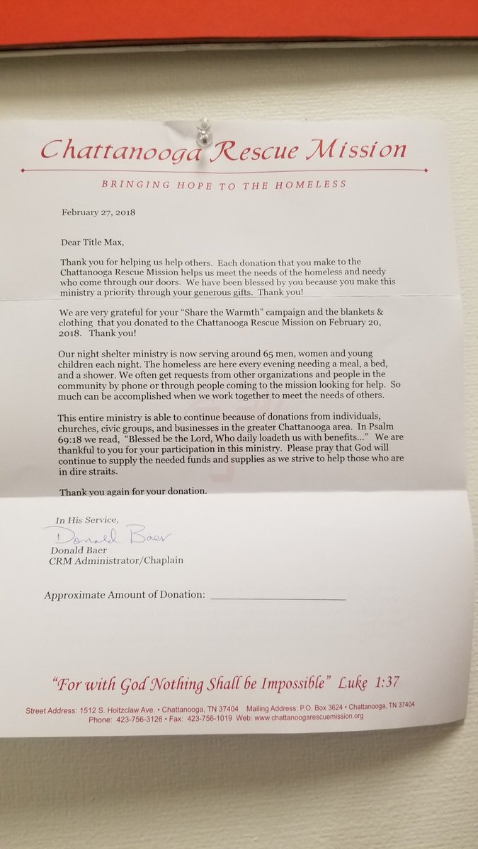 kandyce_poe's tweet photo. Letter from Chattanooga Resuce Misson "Share the Warmth"#12486 Thanx to all who helped I'm so Glad I work for a Caring Company, We're i can Show Others that Tmx cares #TMXCARES
 @JimVaughanTMX @AngiDukeR11 @M_Cook2011 @TMXCompanies @ted_helgesen @OBielss @Allison55331385 @dinarod https://t.co/rUHgW0PCag