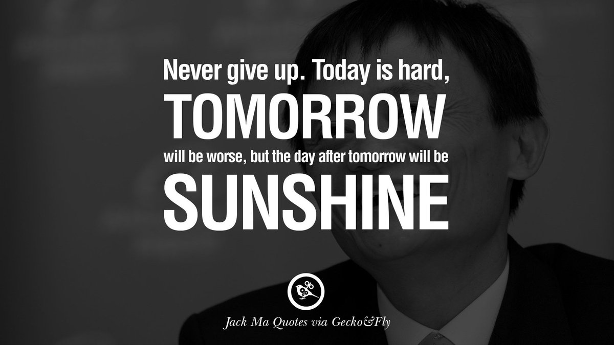 DakotaBizLend's tweet photo. “Never give up. Today is hard, tomorrow will be worse, but the day after tomorrow will be the sunshine." #ellenpro #motivation #transformationtuesday https://t.co/ApjZRhaHPv