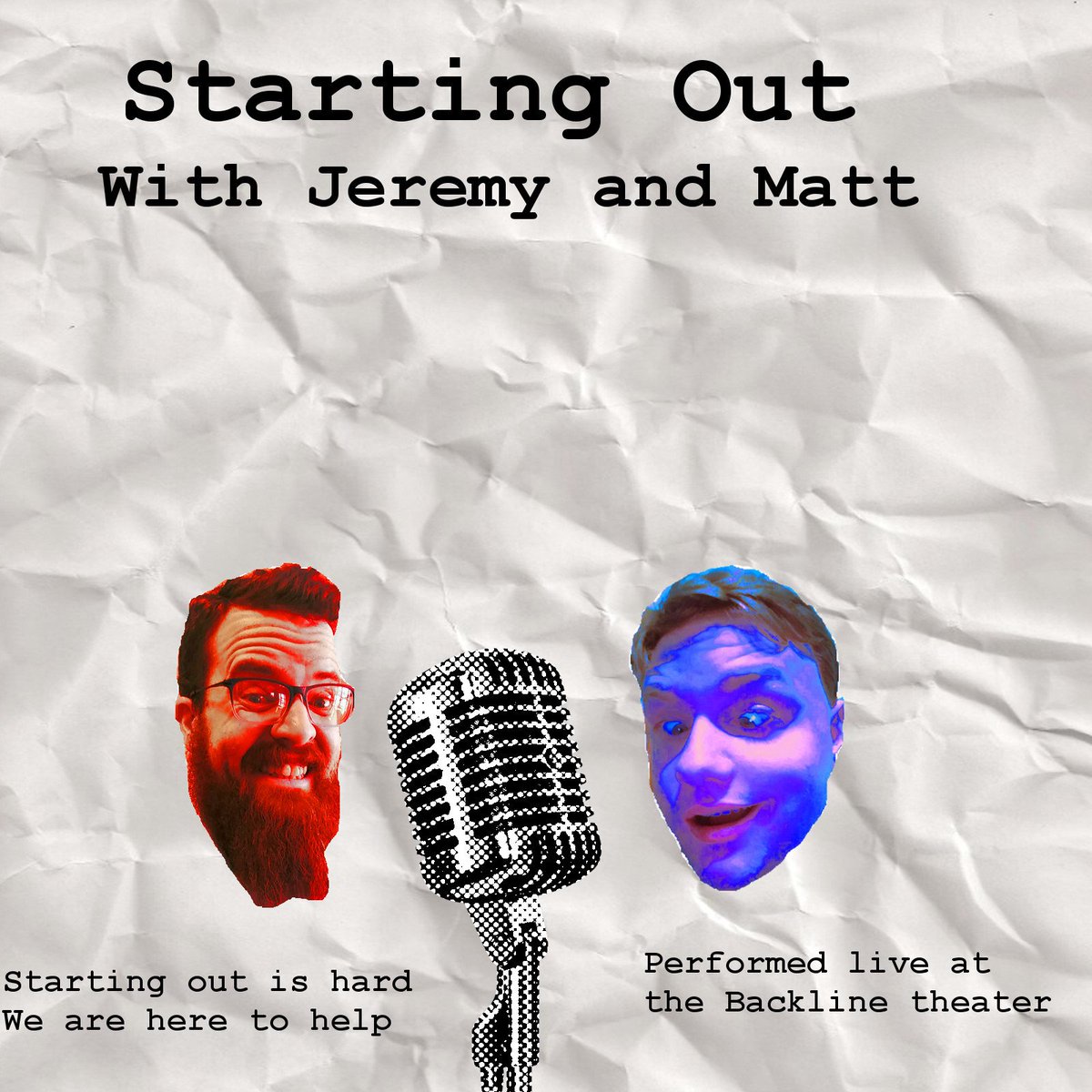 3waycomedy's tweet photo. Starting out in local comedy can be rough! However Jeremy and Matt bumble through and try and make sense of it all! In our second installment of our monthly podcast we talk about open mics. Give it a listen and tell us what you think! 
https://t.co/EmdbjjgnA8 https://t.co/f5XnpRmfAd