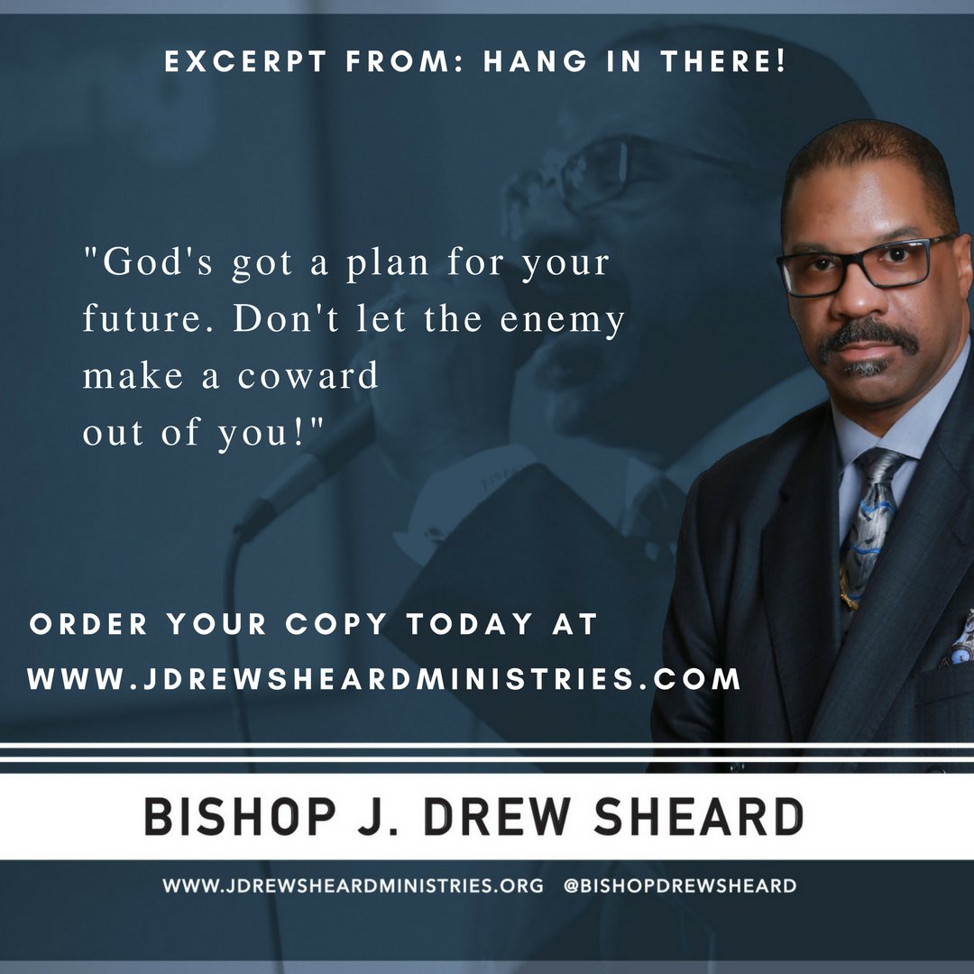 Hang In There! Never back down from the enemy! Remember, God is in total control of your life. You will WIN!
#hanginthere #bishopdjrewsheard #awordfromBishop #geicogic