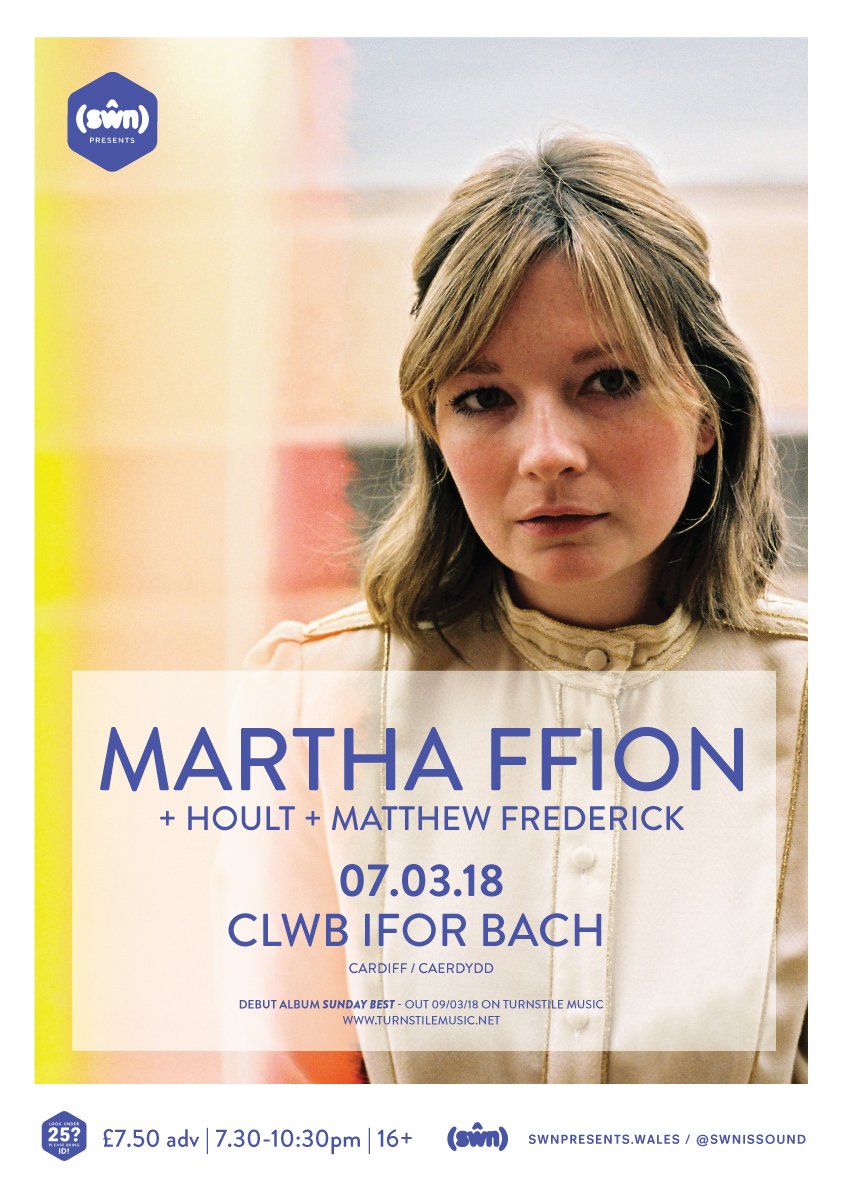 MattJFrederick's tweet photo. TOMORROW • @ClwbIforBach w/ @MarthaFfion &amp; @houltuk • Tickets at https://t.co/h9qdfpw471 @SwnIsSound https://t.co/TkeHnq3BOX