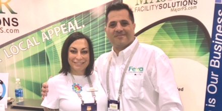 FexaCMMS's tweet photo. We love it when we bump into some of our amazing clients! It was great seeing Angie from @Major_FS One of our very first vendor partners! #RFMA2018 #Fexa #FexaSmart https://t.co/kjJOtRIcvF
