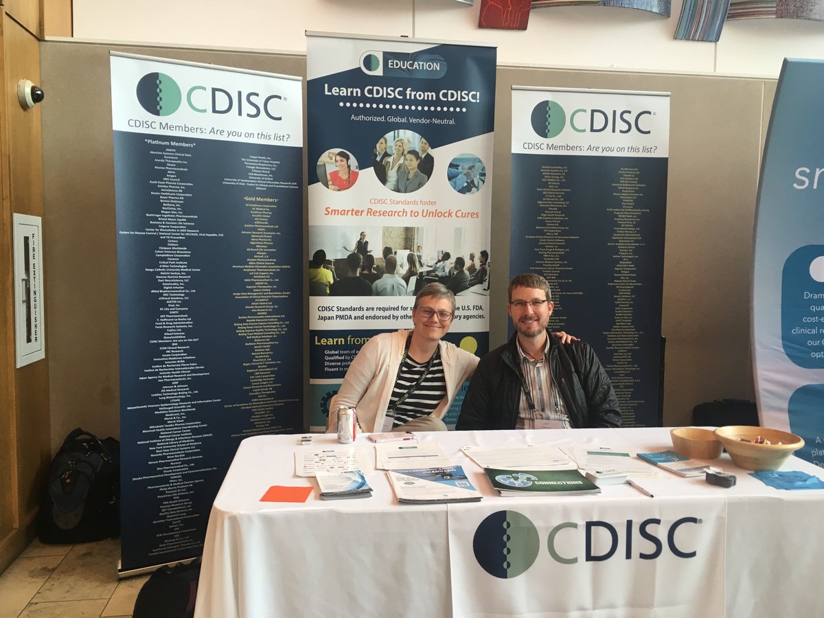 CDISC's tweet photo. CDISC is proud to participate in panels and at our booth at #phuseCSS18 this week. https://t.co/yqeVs8WKQO