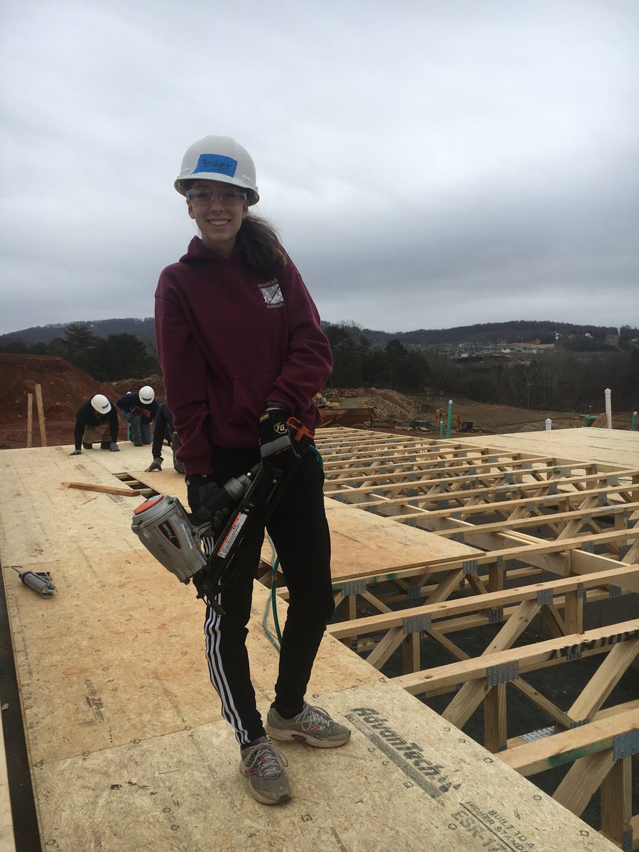 cvillehabitat's tweet photo. We love our volunteers! Volunteer Bridget Thornberry says "The most rewarding part for me is meeting the homebuyers. It is astounding to see how hardworking these people are. I found a wonderful community within Habitat, and I look forward to seeing what we can achieve." https://t.co/TU4BA66wu7