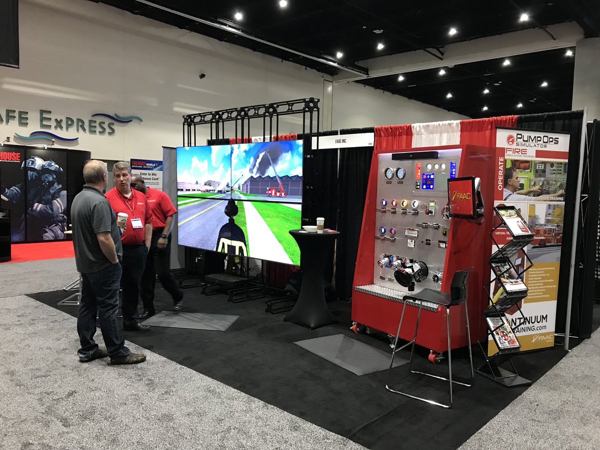 FAACsimulators's tweet image. #FAACSimulationTraining is on display at #FHWorld18 #PumpOps #RescueSim #Booth1245