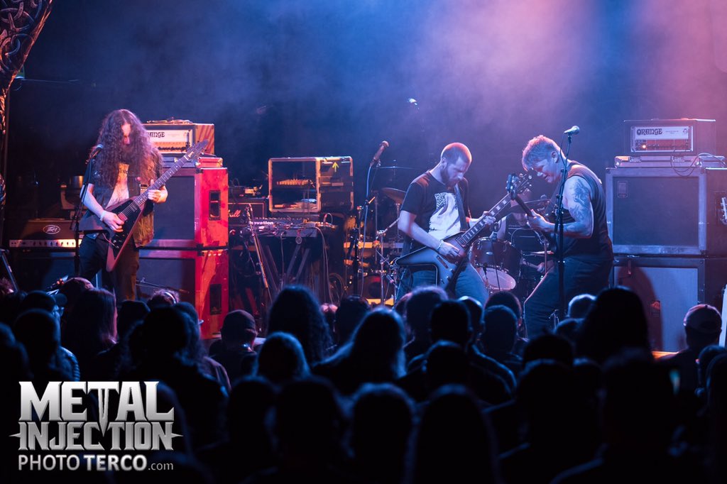 khemmisdoom's tweet photo. Onward to Seattle! We join @EnslavedBand @wittrofficial and #myrkur at El Corazon. Doors at 6, we are on at 7. Photo by @PhotoTerco for @metalinjection #khemmis #decibeltour2018 https://t.co/5v95kgd4me