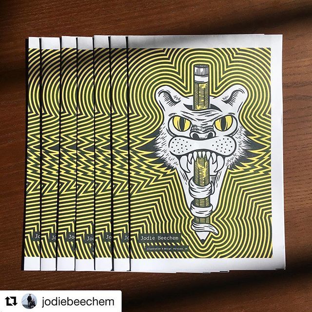 psugd's tweet photo. #psugd student! 👏 #Repost @jodiebeechem with @get_repost
・・・
Portfolios hot off the press for @psugdfresh !!! Come see them at FRESH on March 20th at @kampgrizzly #psugd #psugdfresh #fogd #illustration https://t.co/N48ciIl9XK