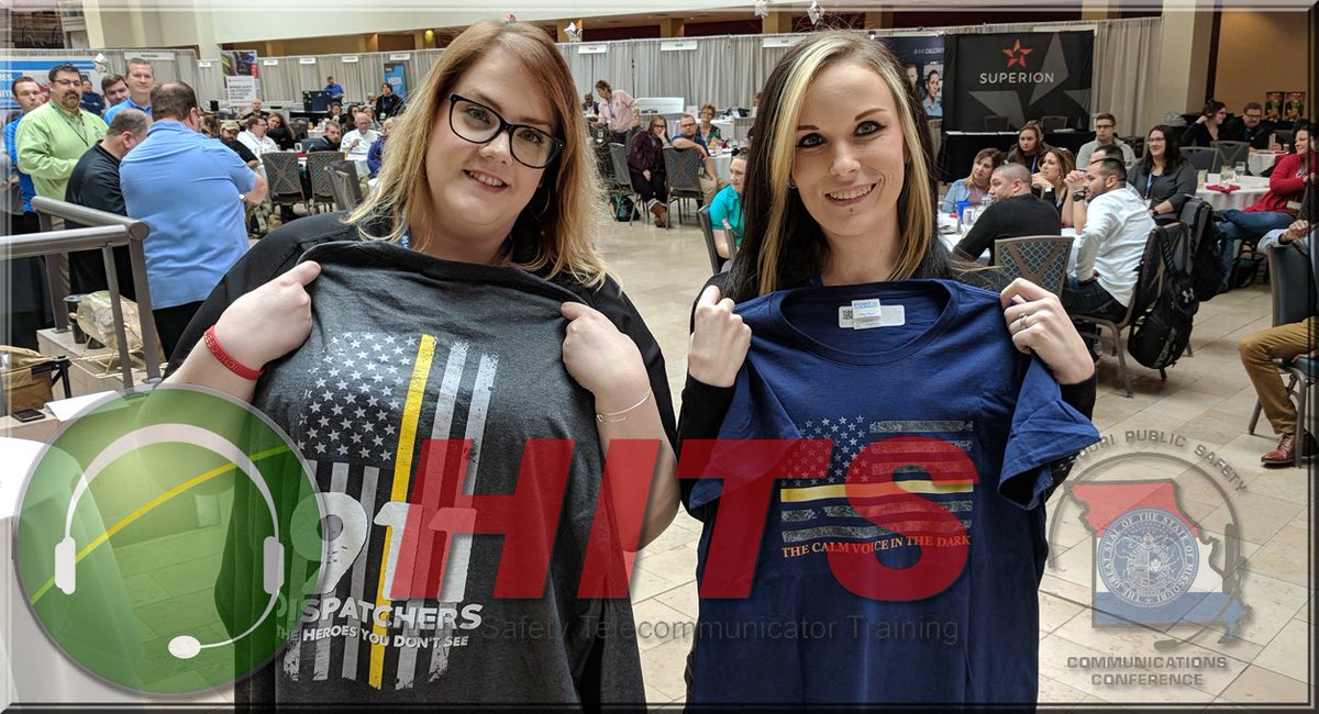 hitsTelecom's tweet photo. Congratulations to Tara Sills of Boone County (MO) Joint Communications and Lizzy Malone of St. Francois (MO) County #E911 who won the #MPSCC Booth prizes. #KCDO https://t.co/r3U1MR41LK