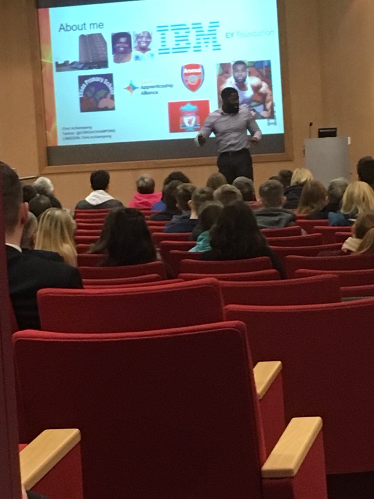 ShelleyWatson4's tweet image. It’s #NAW2018 with @ChrisAchiampong here at #LakesideNorthHarbour with #10KTalks #Apprenticeships #GetInGoFar @IBMCareersUKI @Apprenticeships #WorksForMe