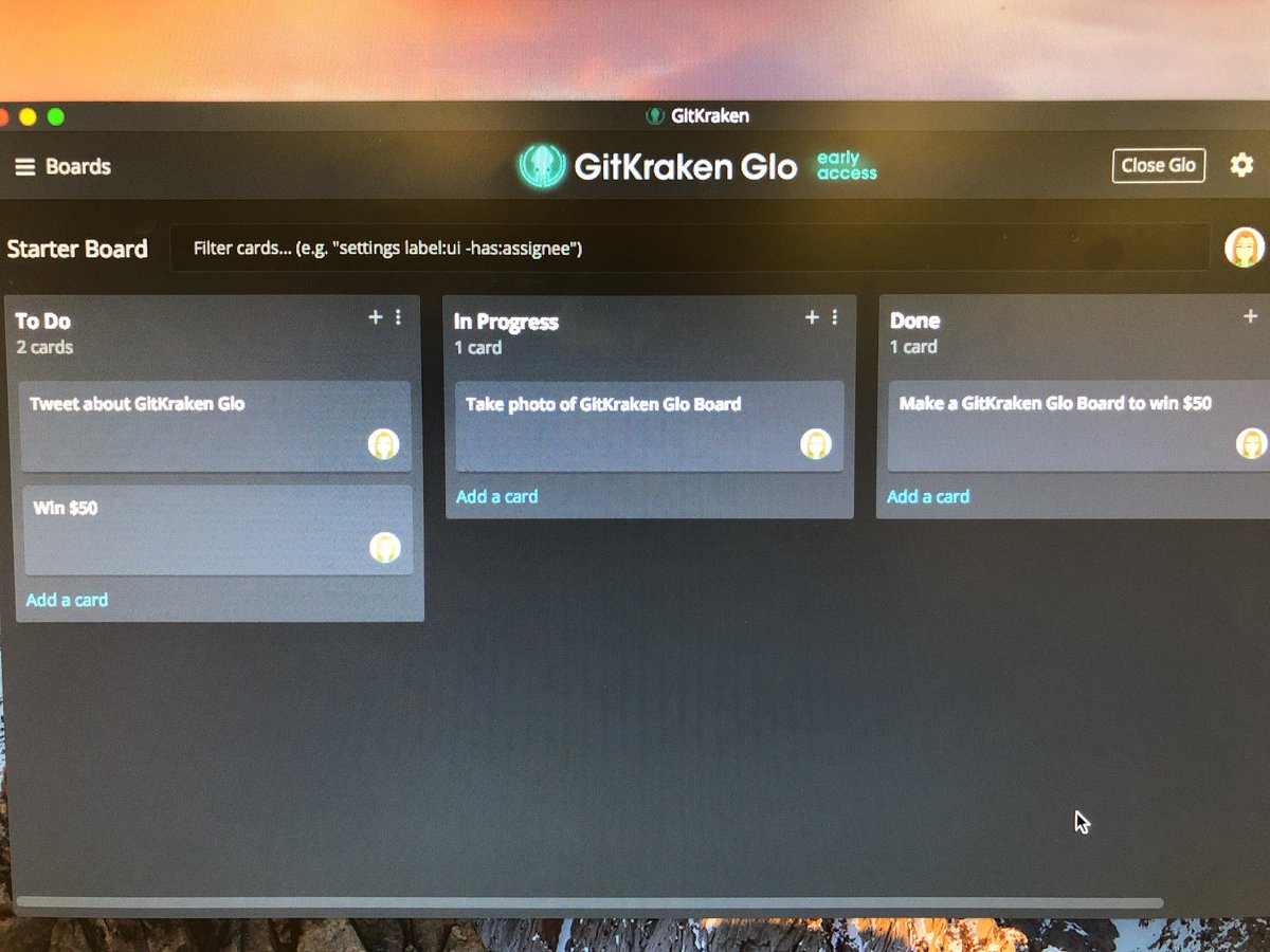 jennehc's tweet image. Not sure if this is what @GitKraken had in mind? #GitGloing ;)