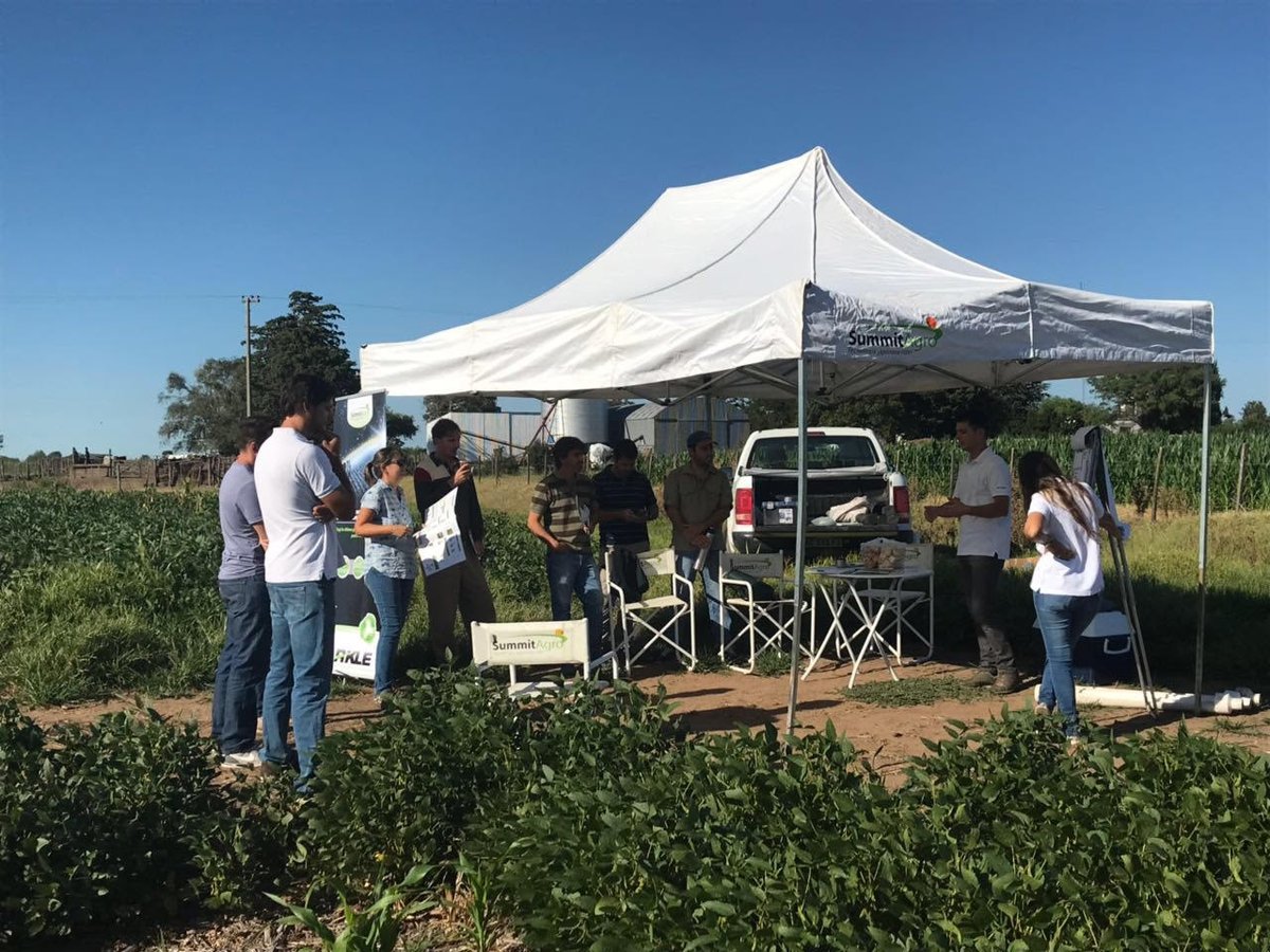 SummitAgroAr's tweet photo. Mejor que preocuparse es ocuparse. Por eso hoy recorrimos lotes de soja tratados con el Programa Cropshield en Rio Cuarto junto a la AIASC. #Starkle #Amicor #RaceRM https://t.co/PgK3S6Ceql