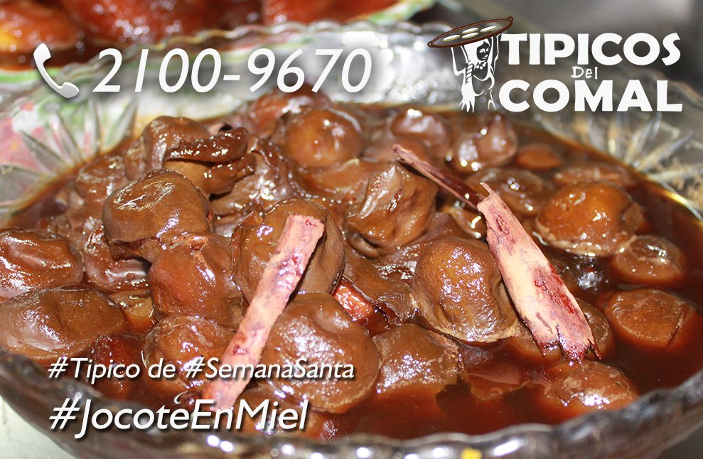 Tipicosdelcomal's tweet photo. Cual es tu #Tipico Favorito de #SemanaSanta 👍#JocoteEnMiel #MangoEnMiel❤️? https://t.co/Xpjl1bcfhj