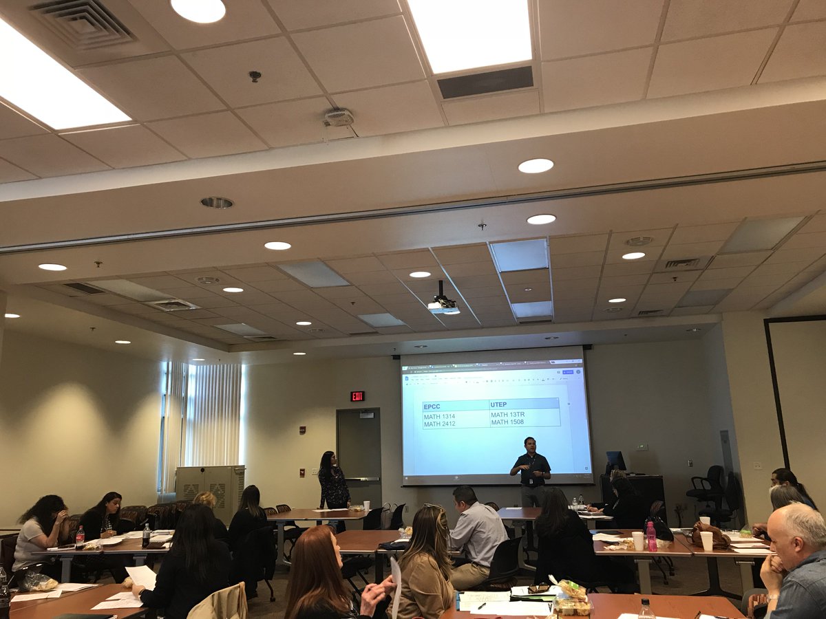 utepechs's tweet photo. Spring ECHS Counselors & Administrators Academy in session! #utepechs #echs #gominersโ https://t.co/FrL3TGwlBe