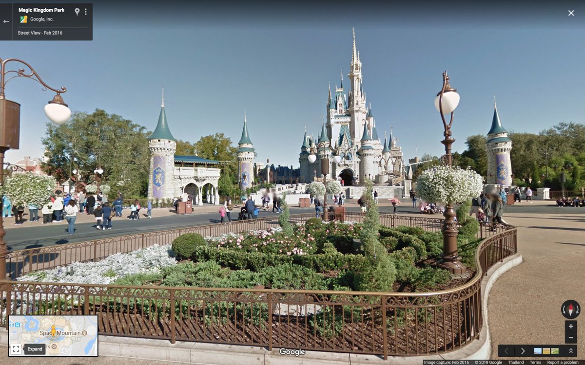 TechCrunch's tweet photo. Now you can visit @DisneyParks in the US through Google Street View https://t.co/Os3GH2PBLS https://t.co/lF7LL8ZMGY