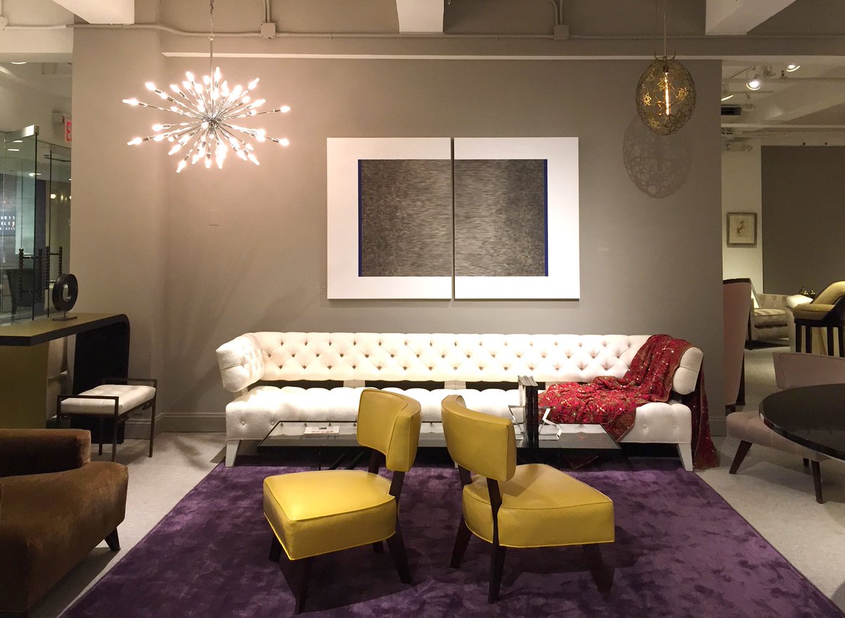 bicyclefineart's tweet photo. Stop by the New York Design Center at 200LEX to view Evan Ishmael’s latest work, ‘To Think Hot is to Feel Hot’, now installed at Profiles! #fineart #contemporaryart #nydc #designinspo #soot #spraypaint #monochrome #minimal #interiordesign https://t.co/XQ14UrbL2I