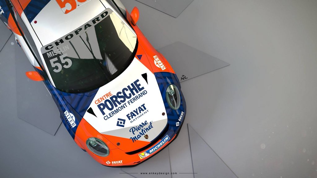 enkeydesign's tweet photo. [RacingTrack] Vous avez été nombreux à apprécier la @Porsche  2017 de Nicolas Misslin ! Voici la nouvelle @PorscheSupercup du team @ProGTbyALMERAS pour la saison 2018 #progt #martinetbyalmeras #NM55

#racing #porsche #NKcar #liveryDesign #cardesign https://t.co/PThKYsGWiv