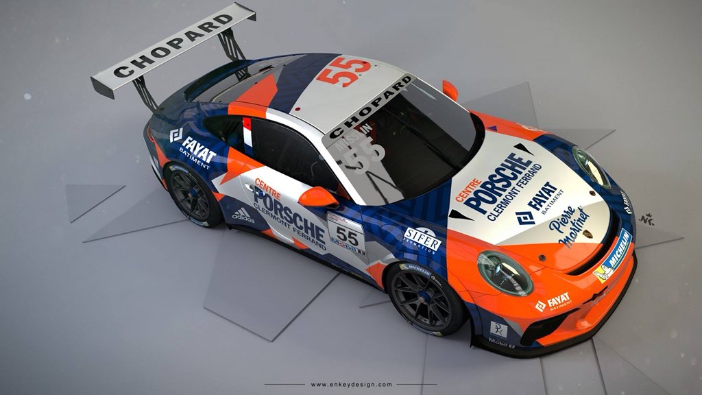 enkeydesign's tweet photo. [RacingTrack] Vous avez été nombreux à apprécier la @Porsche  2017 de Nicolas Misslin ! Voici la nouvelle @PorscheSupercup du team @ProGTbyALMERAS pour la saison 2018 #progt #martinetbyalmeras #NM55

#racing #porsche #NKcar #liveryDesign #cardesign https://t.co/PThKYsGWiv