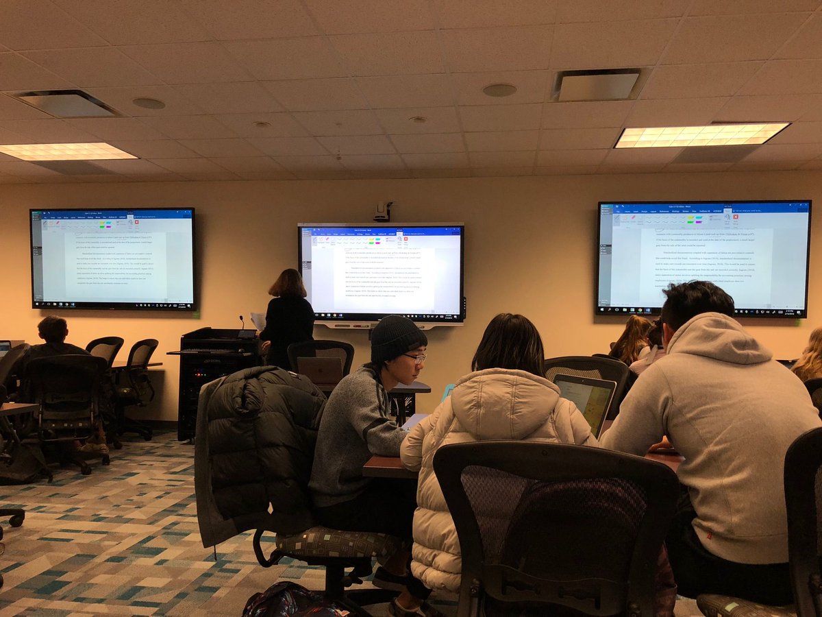 EberlyIUP's tweet image. Dr. Veronica Paz works in our Accounting Department and is very proud of the new high-tech Zoom Room for her auditing classes! The students are even able to connect with anyone around the world!
#ourprofsdoitbetter #beyondprof