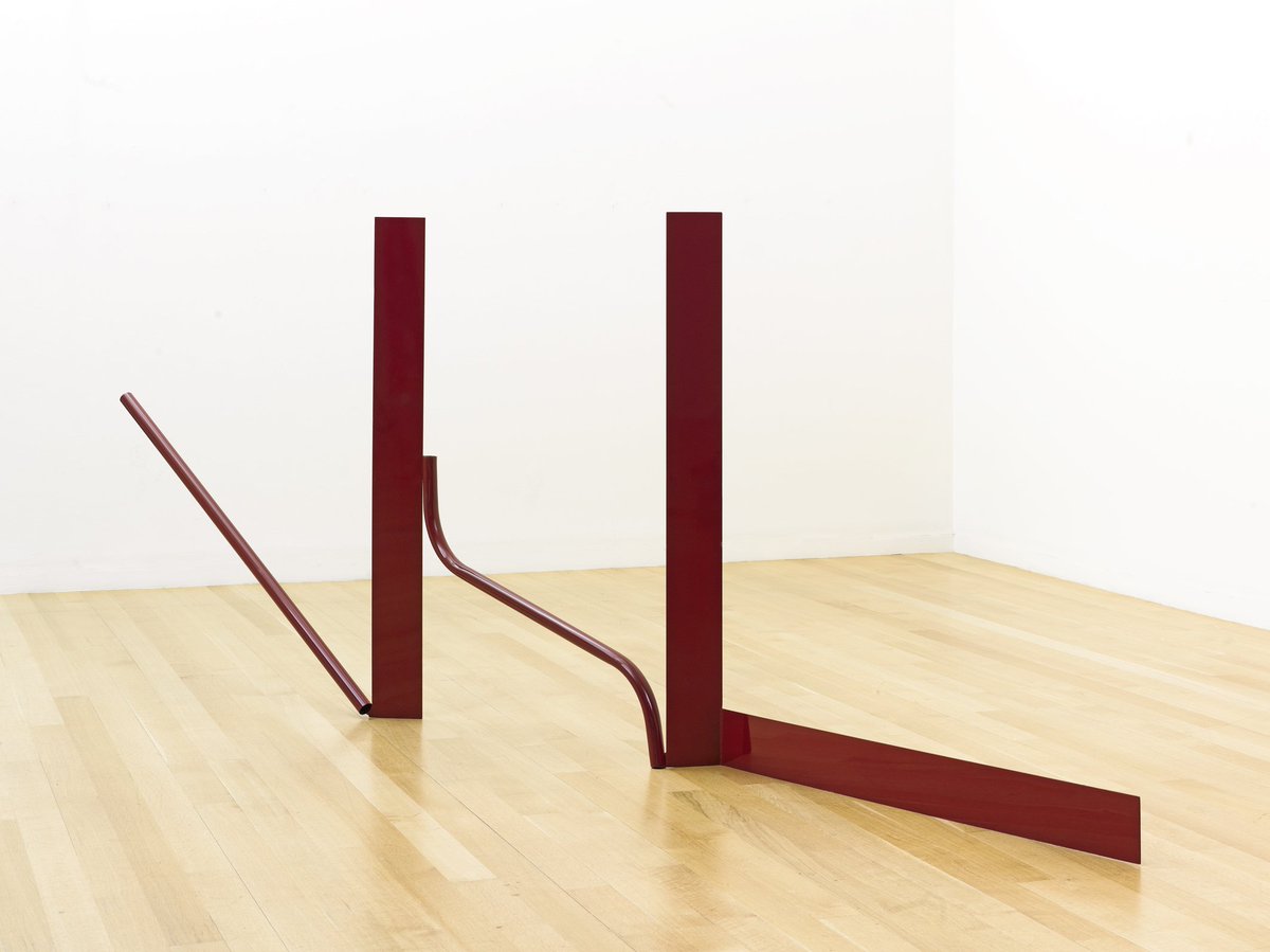 Anthony Caro, 'Strait,' 1967, painted steel via <a href="/Annely_Juda/">Annely Juda Fine Art</a> | Galleries 2018 #artbasel