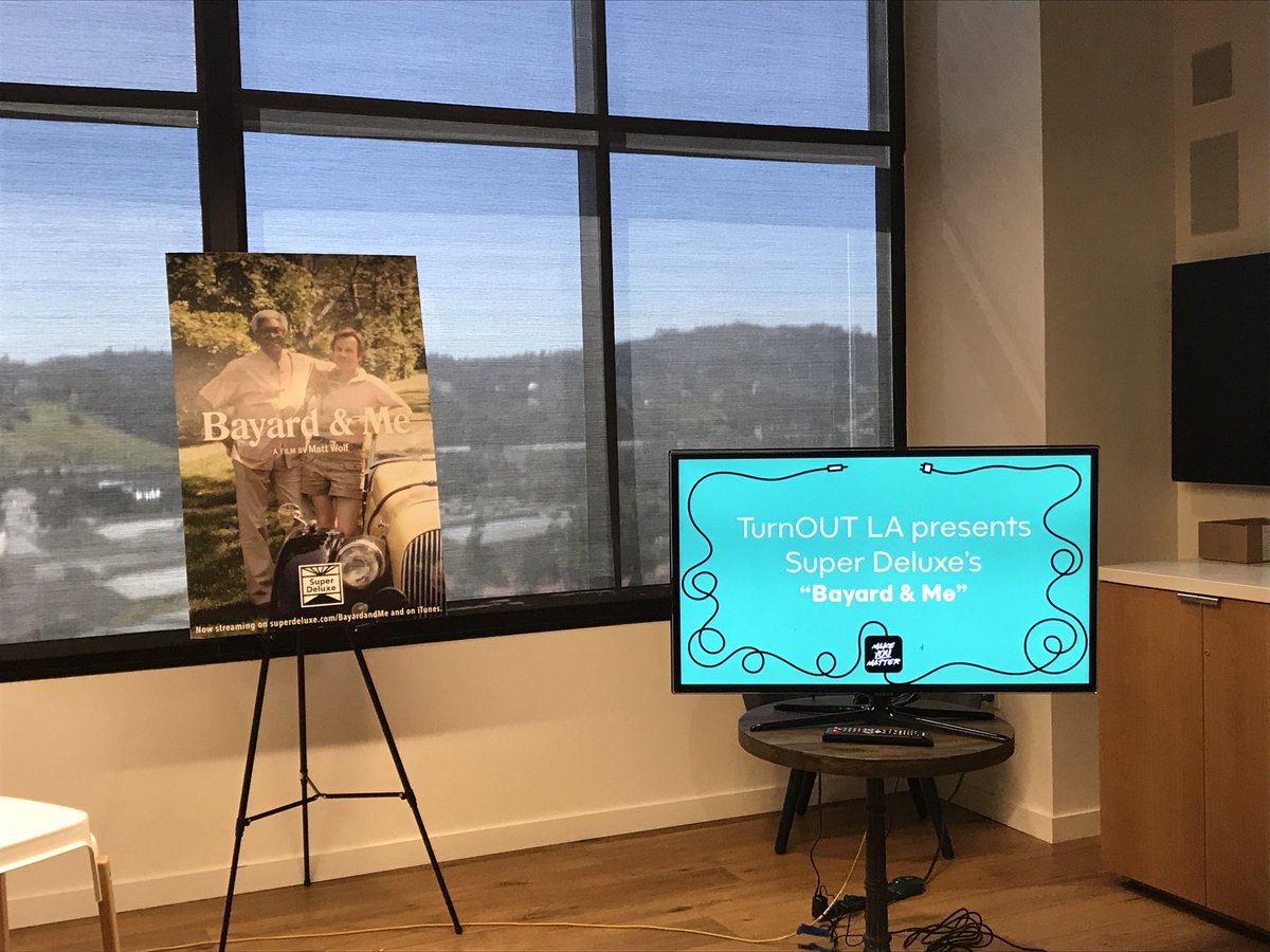 ItGetsBetter's tweet photo. We’re here at #TurnOutLA with @Turner’s #lgbtq group screening #BayardAndMe and #itgetsbetter videos! @superdeluxe #makeyoumatter https://t.co/qNMjzTNC6U