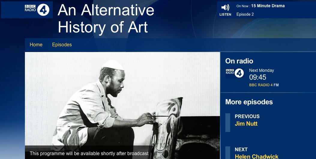 vigogallery's tweet image. Next Monday @BBCRadio4 tells the story of Ibrahim El-Salahi in 'An Alternative History of Art' bbc.co.uk/programmes/b09… …