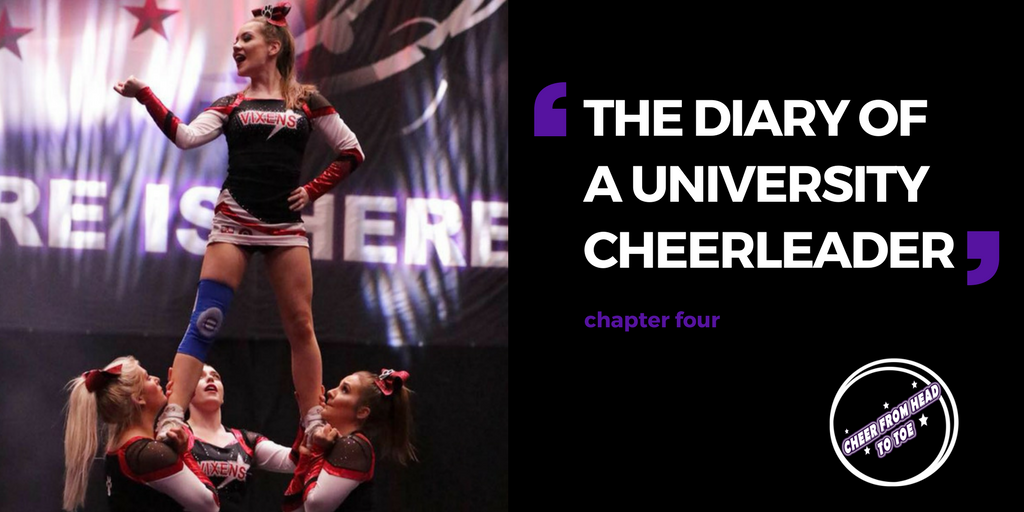 Cheerfromheadto's tweet photo. "We were in a division of nine. It got to fifth place, we still hadn’t been called. I potentially cut off the circulation to whosever hand I was holding/squeezing. "
@UoCCheerleading #ukcheer #cfhtt #universitycheer #chestervixen.
https://t.co/a25p8nDuZN…/the-diary-of-un…/ https://t.co/9nrWKmMB9Z