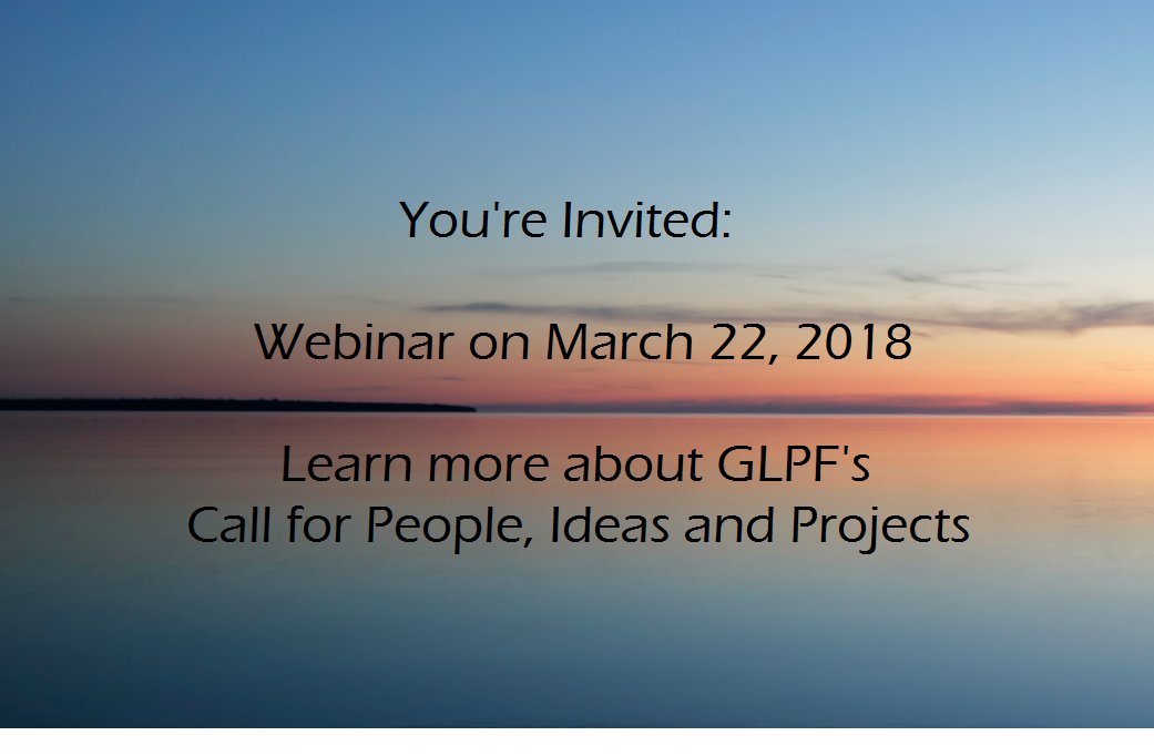 GLPFund's tweet photo. Have you seen our RFP? Have questions? Join our webinar on March 22, 11am central. @j_david and @SBelisleGLPF will be explaining the process and answering questions. Registration link: https://t.co/A9vai7CeYb
RFP link: https://t.co/47n8CPRT23.
#GreatLakes https://t.co/jLESfsFVBm