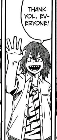 Kirishimoon's tweet photo. Kirishima con el mismo outfit solo que con pelito de montañitas y con el pelito abajo
Nan y despu sin la camisa arriba de la remera porque le dio calor https://t.co/W9cT1MBQxT