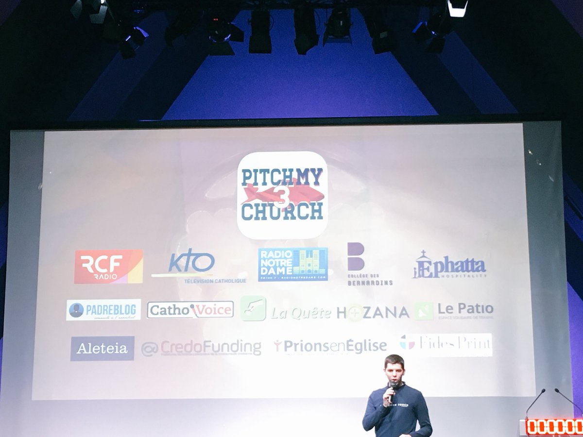 CMBernard19's tweet photo. Le vision de @LaChurchTech est simple: être la joie du St Père en réconciliant Église et numérique #PitchMyChurch3 https://t.co/tSRfTFn7gn