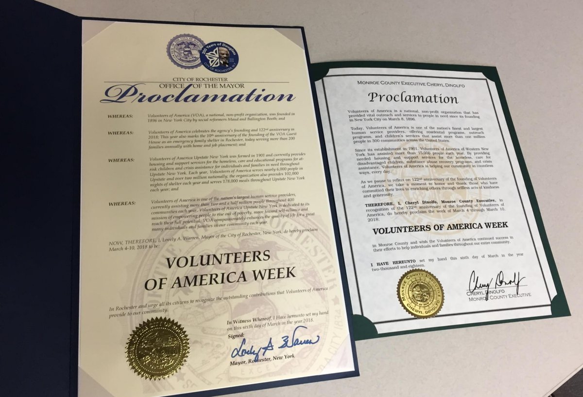 voaupny's tweet photo. Happy 10 year anniversary of The Guest House for homeless families!! Thanks to County Executive @CherylDinolfo and Daisy Rivera Algarin from the mayor's office for attending and proclaiming this week Volunteers of America Week! #VOAWeek #VOAUPNY #Anniversary #Homelessness https://t.co/9RKXHOu4kV