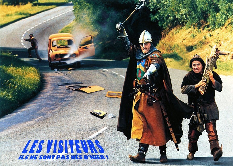 CClavierFan's tweet photo. Devant les visiteurs sur @TF1 , même après 25 ans le plaisir reste toujours le même📽🎞🏹 #LesVisiteurs #TF1 #TeamClavier https://t.co/NJhOnjJP2f