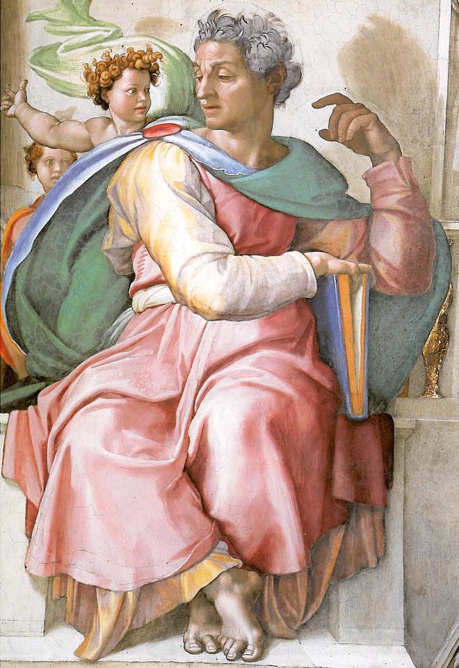 crystalbridges's tweet photo. Happy birthday to #Michelangelo, born #onthisday in 1475. Did you know that Norman Rockwell's iconic "Rosie the Riveter" was mirrored after Michelangelo's Prophet Isaiah on the ceiling of the Sistine Chapel? Learn more here: https://t.co/oFgIiBRKD4 https://t.co/TGqXUKUBIC