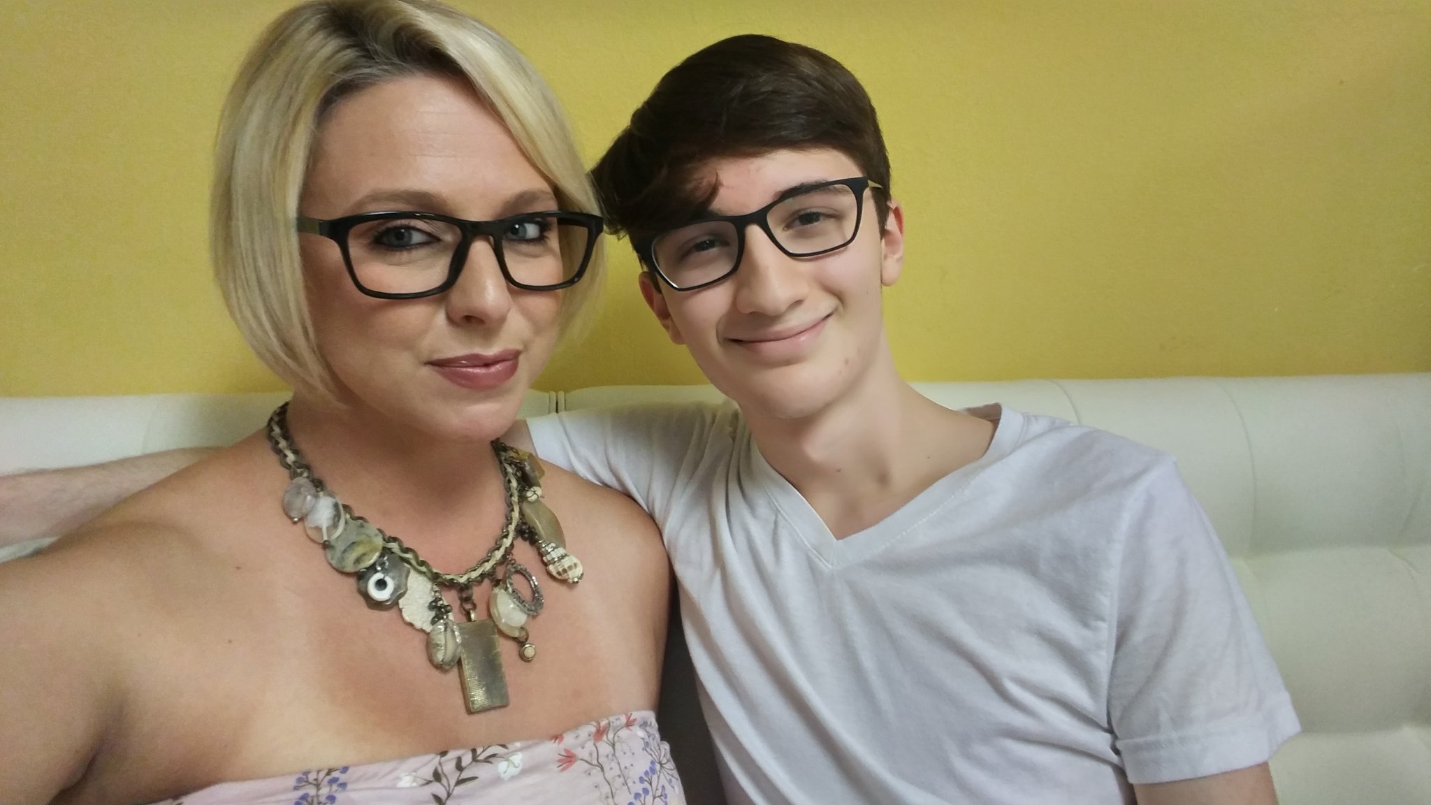 “Mommy is helping her son @ArchieStoneXXX explore his sexuality today. 