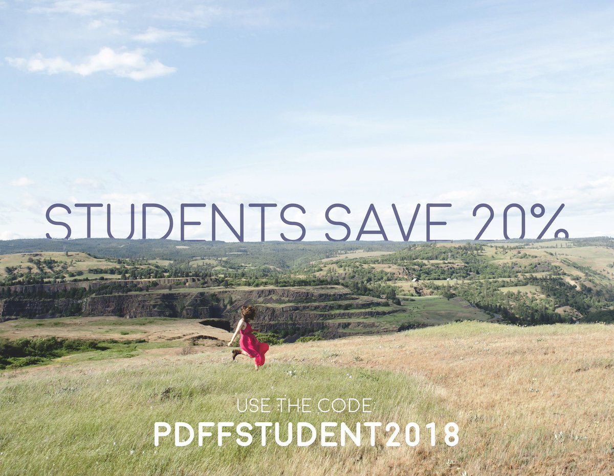 PortlandDanceFF's tweet photo. Students save!

#dancefilmfestival  #danceonfilm  #dance #art #contemporaryartist #contemporaryart   #film #artist #dancefilm #modern #modernart  #dancemaking #filmfestival #dancefestival #dancing #GorgeousGal #submissiondeadlines#students https://t.co/1YxtFgPfEI