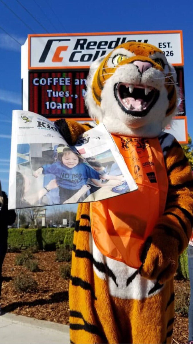 Reedley_ASG's tweet image. #KidsDay at Reedley College. Tigers supporting a wonderful cause. #sccd #KidsDay2018 @ABC30 @KSEE24