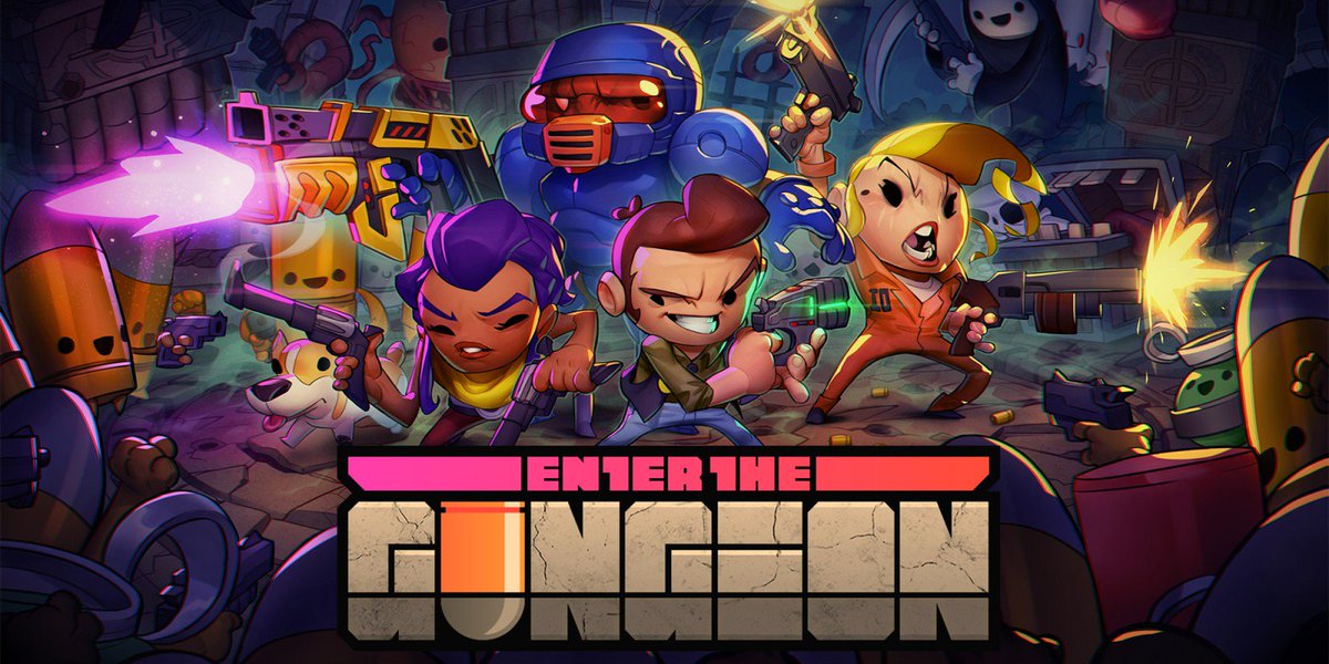 Fanacea_it's tweet photo. A brevissimo saremo online su https://t.co/8VNTxqXR9i con Enter the Gungeon, sparatutto pixelloso dove il nostro eroe @luca_bazooka_ cercherà di sopravvivere ai pericolosissimi dungeon generati casualmente! https://t.co/EOiEHjCzdm