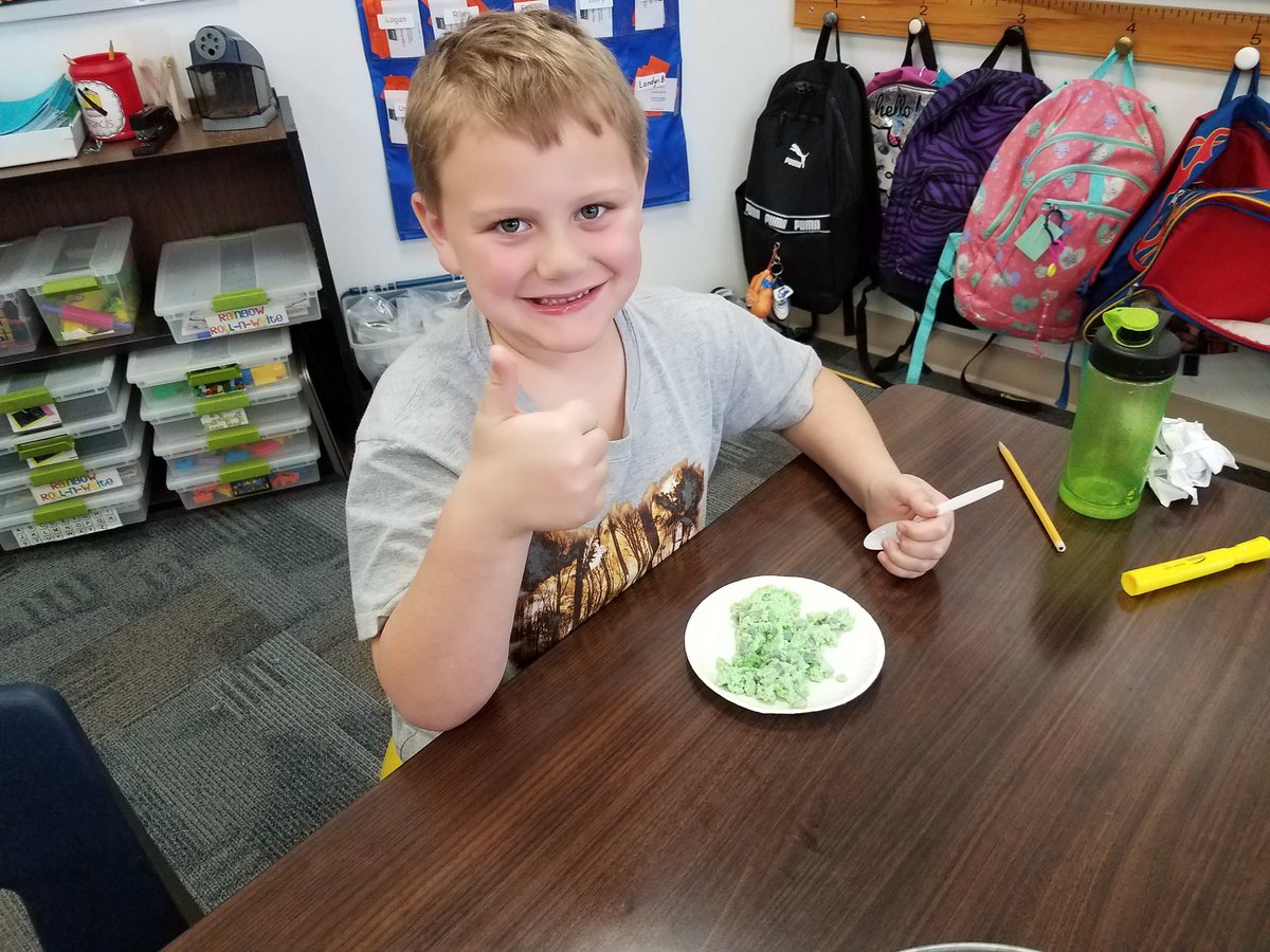 MutchBrandy's tweet photo. We do like them Sam-I-Am, we do like green eggs and ham!!! #1stGradeCC #MakeItHappenCC https://t.co/ML2SHAFa8S
