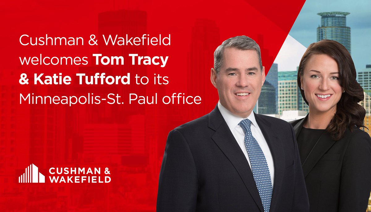 cushwakeMSP's tweet photo. In case you missed it: We recently welcomed Tom Tracy and Katie Tufford to our downtown Minneapolis office brokerage team! https://t.co/r6JWDCKESW https://t.co/Sh5eLB8i0j