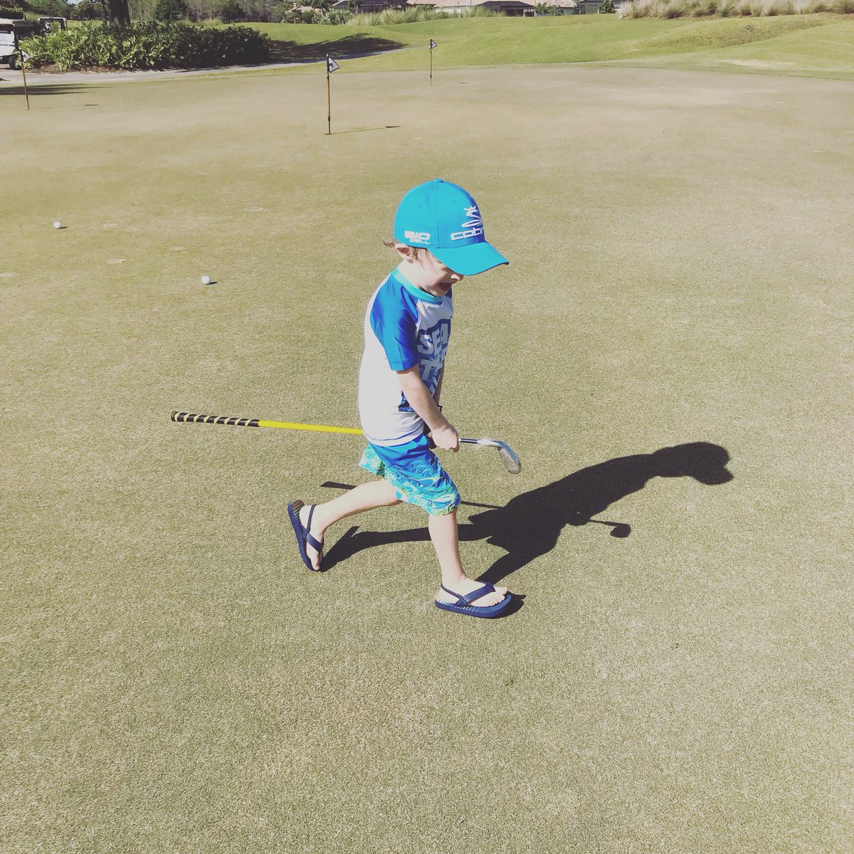cindymackay79's tweet photo. Prestigious golf course... time to pull out the #HappyGilmore 💙💙 🏌️ https://t.co/ZW6xIbQlQA