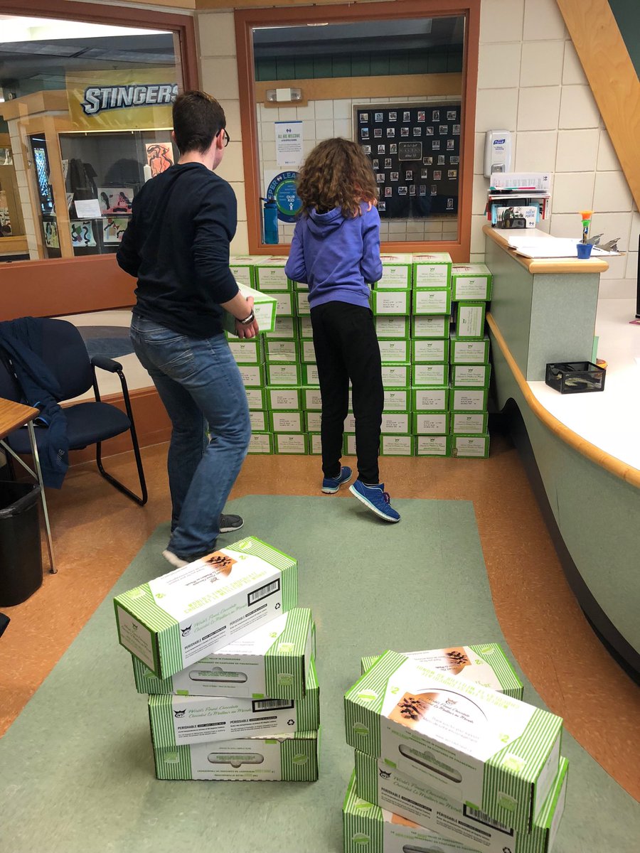 KleefeldHSD's tweet photo. The chocolates have arrived and will go on sale Thursday!  All items are $2 ea.  We are fundraising for our on-going playground development. https://t.co/gcFgwT4tL8