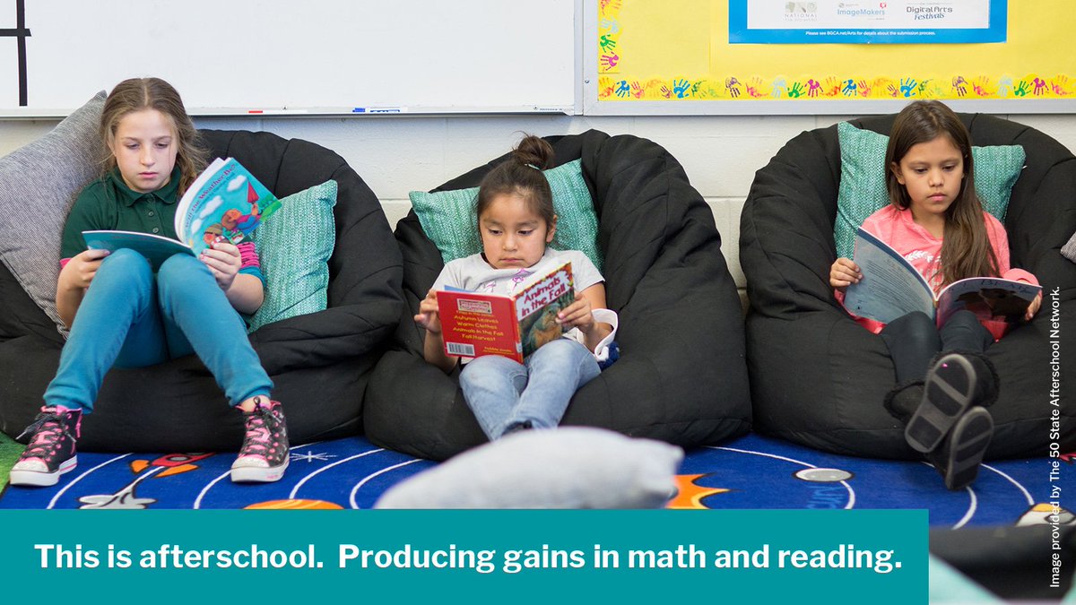 Reports have demonstrated that each dollar invested in afterschool programs saves up to $9 by increasing kids' learning potential, improving student performance in school &amp; reducing juvenile crime. #March4Youth