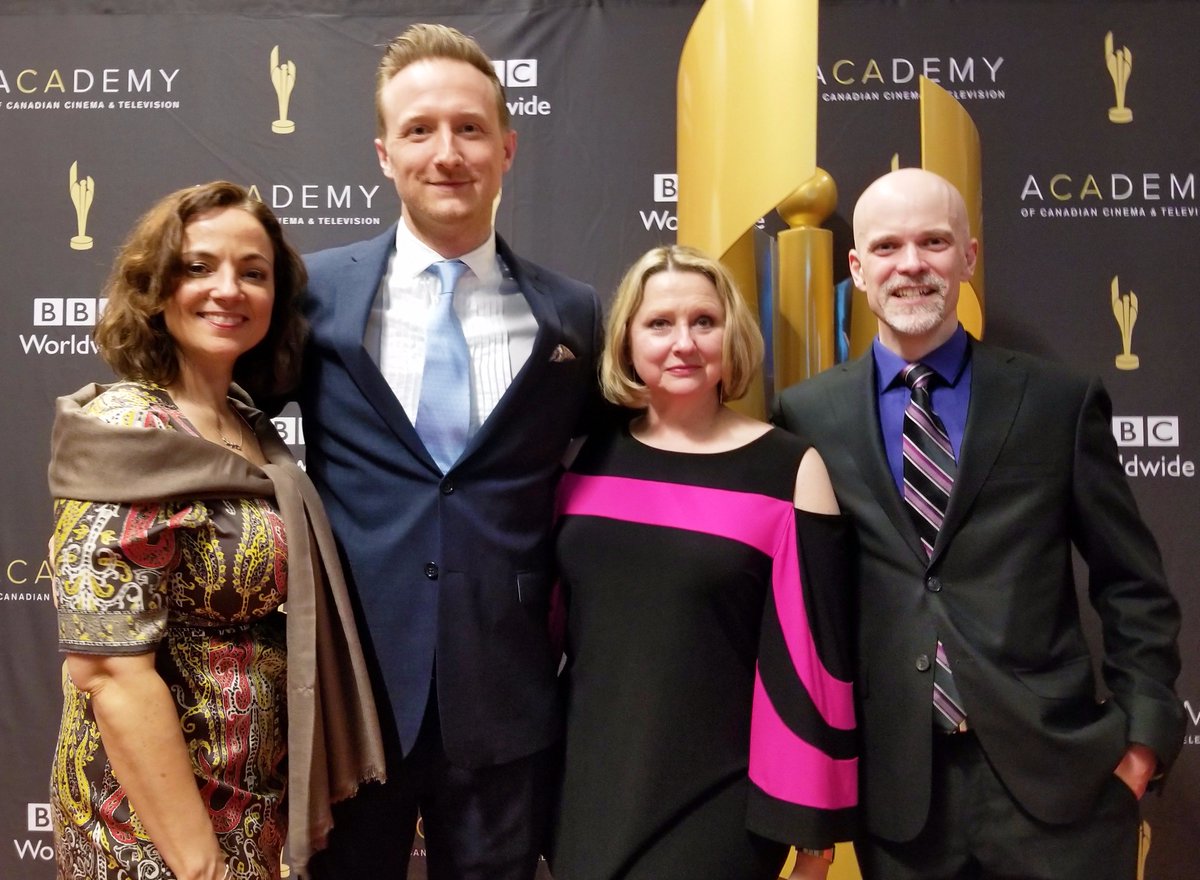 Here's a great shot from last night's Canadian Screen Awards nominee reception! We are thrilled to receive nominations for <a href="/ConfuciusFoodie/">ConfuciusFoodie</a> and @ShuyanSaga! #CdnScreenAwards <a href="/TheCdnAcademy/">The Canadian Academy</a>