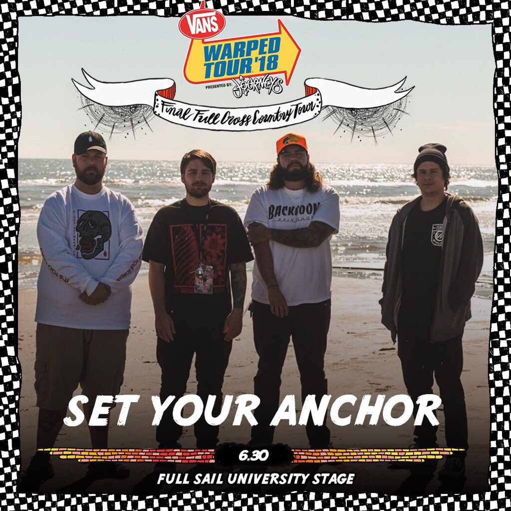 Honored to be apart of the last cross country Warped Tour. Check us out 6/30 in Salt Lake City on the Full Sail stage