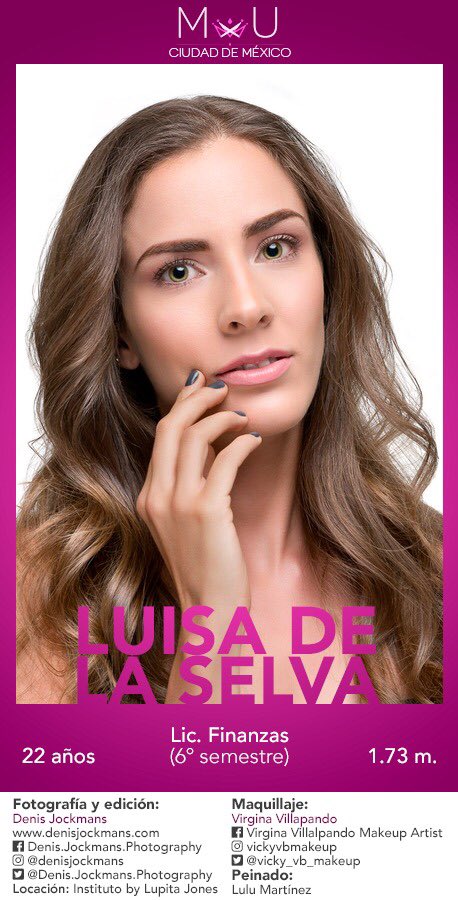 MxUCDMXOrg's tweet photo. Ellas son las 4 aspirantes al título de Mexicana Universal Ciudad de México 2017, el próximo jueves daremos a conocer el nombre de la ganadora.
Suerte para todas! https://t.co/laKuwwboyE