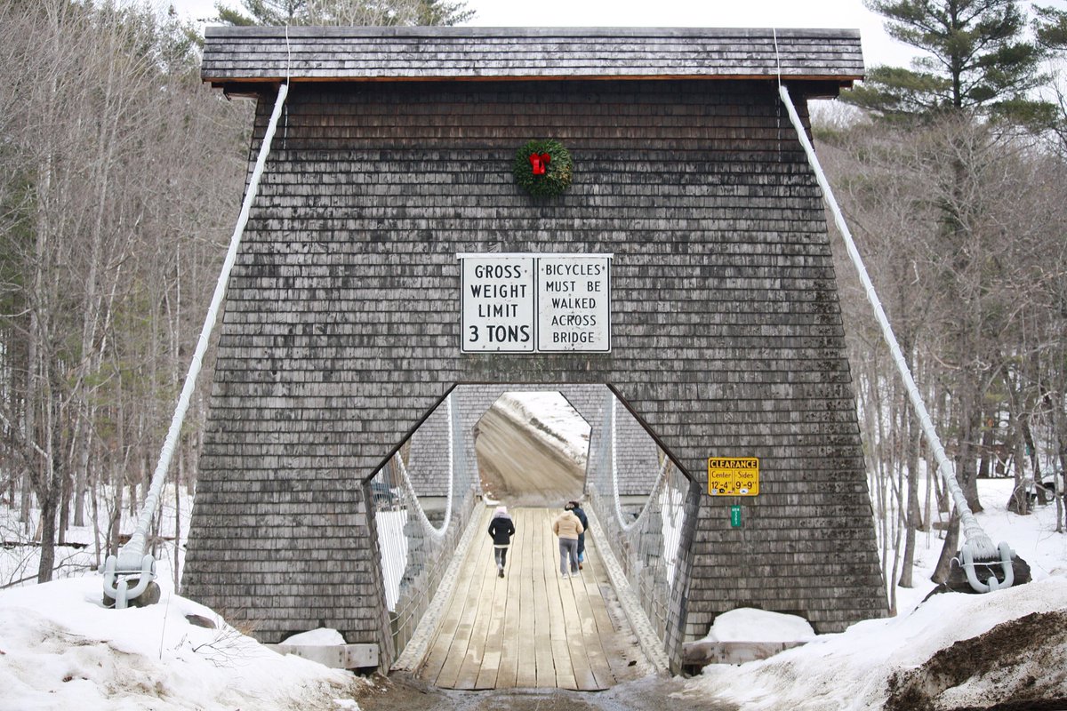 KristelHayes's tweet image. Finally made it to the #WireBridge!

#NewPortland | #Maine | #MaineThing