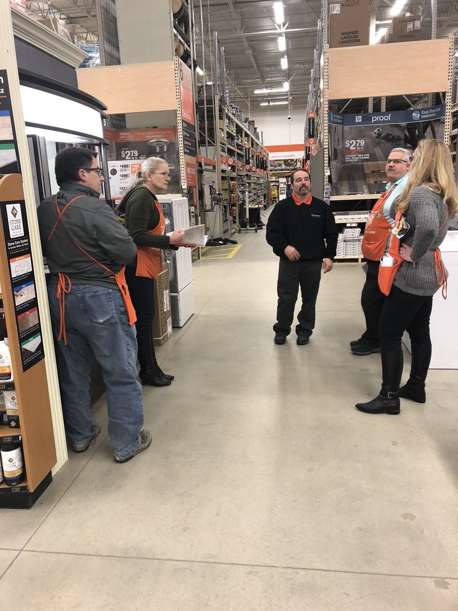 HomeDepotTC's tweet photo. Specialty Tuesday with Pete our Thomasville Rep explaining our new Nouveau line! @anzarut1 @lisa_looker @Softail1968Andy https://t.co/lZqkq5Yaom
