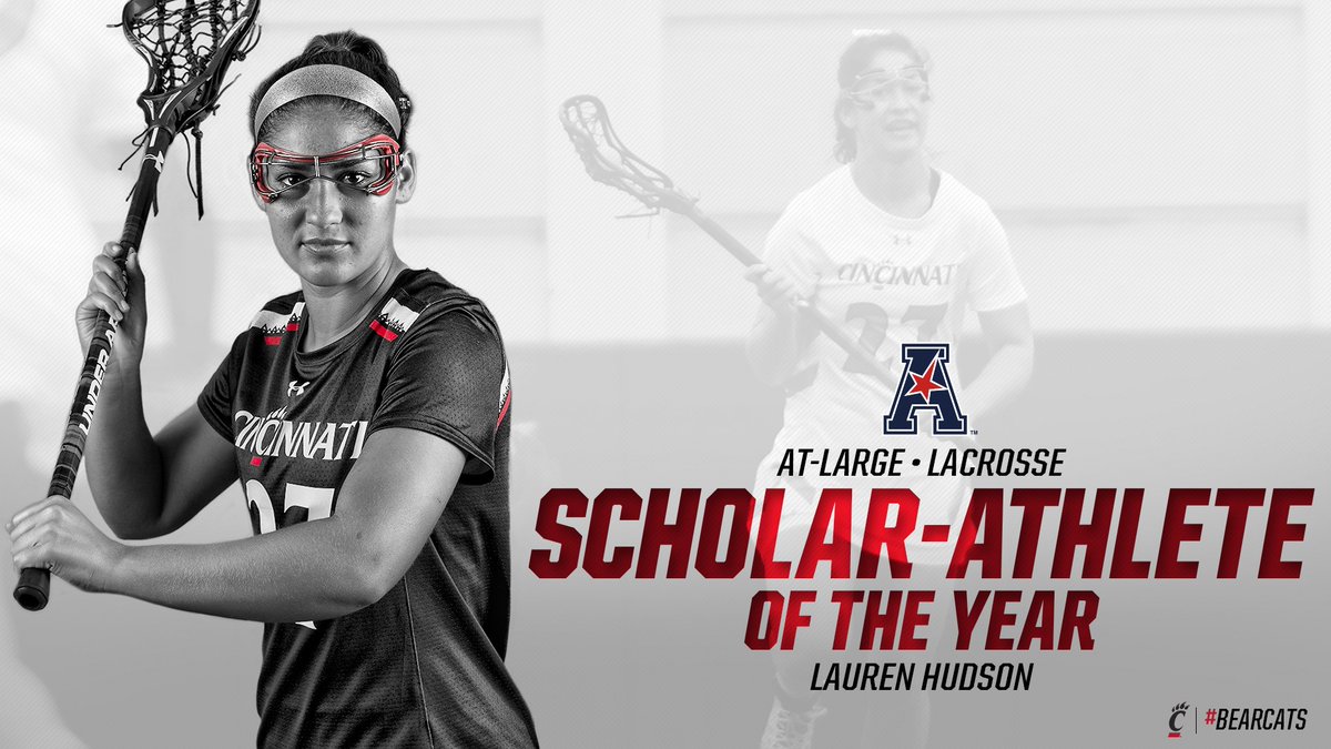 GoBearcatsLAX's tweet photo. Congrats to Lauren Hudson for earning @American_Conf Scholar-Athlete of the Year At-Large honors for the #Bearcats! She is one of three #UCSmart student-athletes to be honored this year!
Get the full 📰➡️: https://t.co/7j9mqYz3e8 https://t.co/3NJEIePUGB