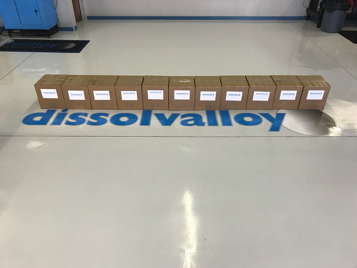IT'S A GREAT DAY AT DISSOLVALOY! PACKED AND READY TO SHIP OUT!