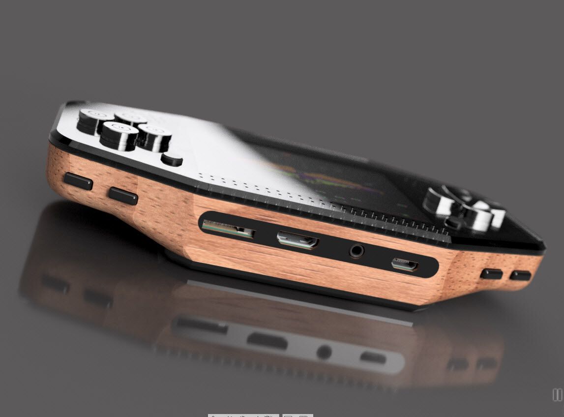DIY_Engineering's tweet image. Two options for rear ports of the #rkdr2 laser etch or matte vinyl sticker... This is the design for now... #RaspberryPi #computemodule3 #handheldarcade